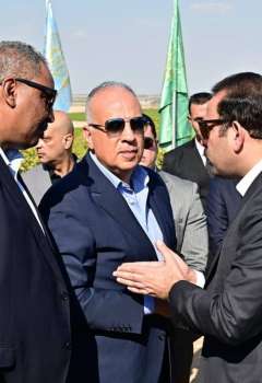 وزيرا الزراعة المصري والسوداني خلال الزيارة