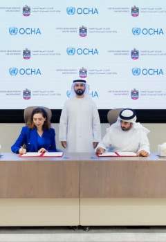 توقيع اتفاقية وكالة الإمارات للمساعدات الدولية وأوتشا