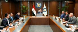 وزير البترول المصري خلال اللقاء