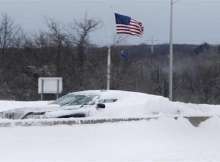 عاصفة ثلجية