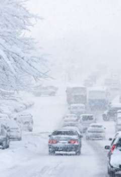 عاصفة ثلجية