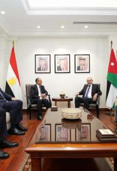 وزيرا الخارجية المصري والأردني