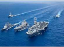 الأسطول الأمريكي قرب إيران