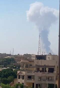 انفجار بمبني سكني