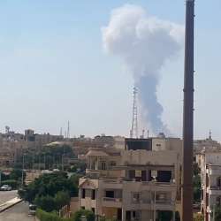 انفجار بمبني سكني