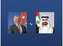 رئيس الإمارات وملك الأردن