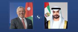 رئيس الإمارات وملك الأردن