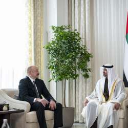 الرئيسان الإماراتي والأذربيجاني