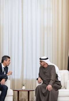 رئيسا الإمارات وباراغواي