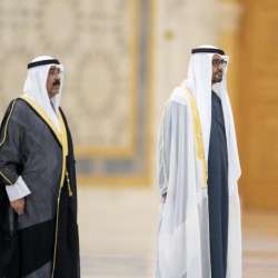 رئيس الإمارات وأمير الكويت - أرشيفية