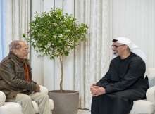 لقاء خالد بن محمد بن زايد برئيس جمهورية تيمور الشرقية الديمقراطية