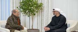 لقاء خالد بن محمد بن زايد برئيس جمهورية تيمور الشرقية الديمقراطية