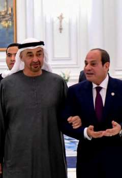 عبدالفتاح السيسي ومحمد بن زايد