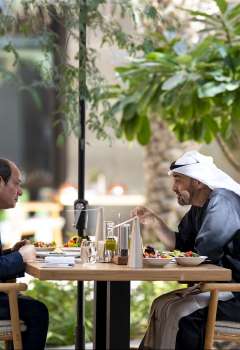   Abdel Fattah El-Sisi Sheikh Mohamed bin Zayed Al Nahyan