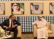 لقاء أحمد السبكي مع المسؤولين بالإمارات