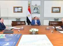 أجتماع الرئيس المصري عبد الفتاح السيسي