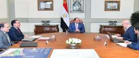 أجتماع الرئيس المصري عبد الفتاح السيسي