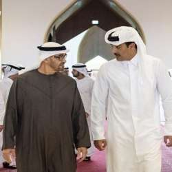 أمير قطر زار الإمارات في زيارة أخوية