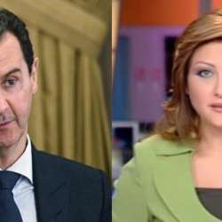 لونا الشبل وبشار الأسد