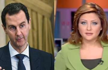 لونا الشبل وبشار الأسد