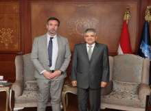 أسامة ربيع والمسؤول الأوروبي