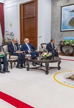 لقاء عبدالعاطي والرئيس الكيني