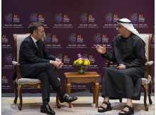 ولي عهد أبوظبي والرئيس الفرنسي