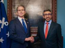 عبدالله بن زايد ووزير الخزانة الأمريكية