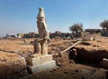 تمثال رمسيس في المنيا 