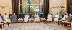 حاكم رأس الخيمة يستقبل وفد الخارجية