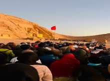 تعامد الشمس على وجه تمثال رمسيس الثاني