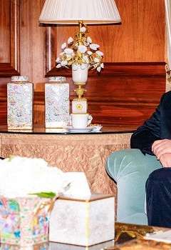 مسعد بولس وعبدالله بن زايد