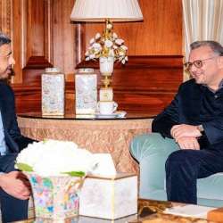 مسعد بولس وعبدالله بن زايد