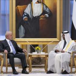 رئيسا الإمارات والبرازيل - أرشيفية