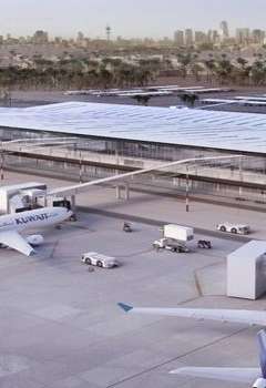 الكويت تغلق مجالها الجوي مؤقتا