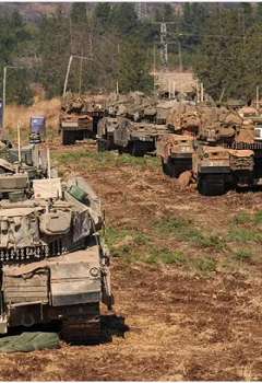 قوات إسرائيلية بالقرب من الحدود اللبنانية - أرشيفية