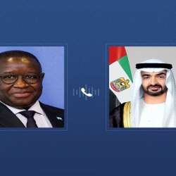 الشيخ محمد بن زايد و فخامة جوليوس مادا بيو