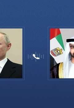 الشيخ محمد بن زايد و فخامة فلاديمير بوتين