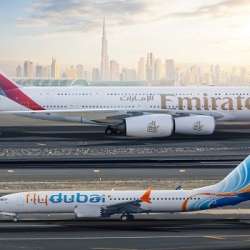 طيران الإمارات وفلاي دبي