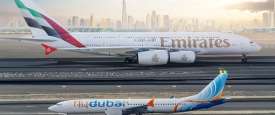 طيران الإمارات وفلاي دبي