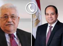 الرئيس المصري ونظيره الفلسطيني