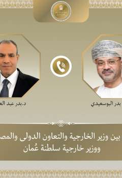 وزيرا خارجية سلطنة عمان ومصر