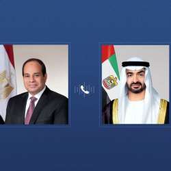 محمد بن زايد وعبد الفتاح السيسي