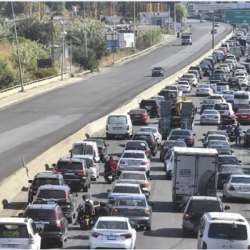 جانب من عمليات النزوح في لبنان بعد القصف الإسرائيلي