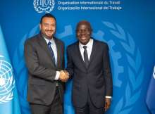 جانب من لقاءات المندوب الدائم للإمارات