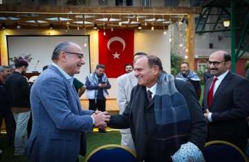 السفارة التركية بالقاهرة تنظم حفل إفطار للعائلات الفلسطينية من غزة