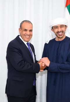 وزيرا خارجية الإمارات ومصر