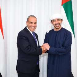وزيرا خارجية الإمارات ومصر