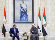 الرئيسان الإماراتي والمصري