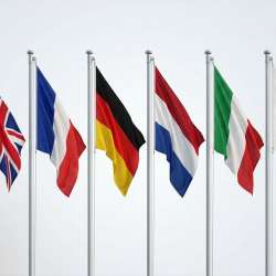 أعلام الدول الست